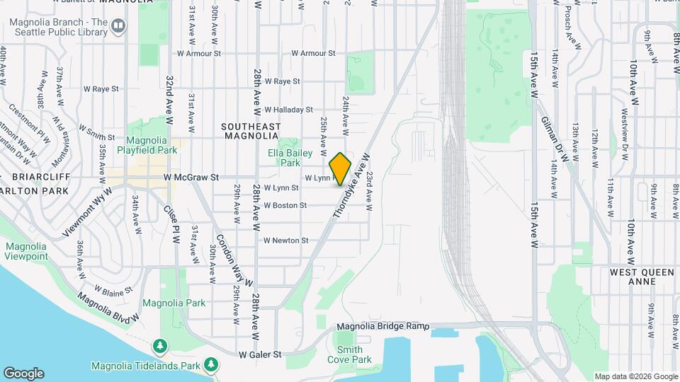 2411 W Lynn St Map and Location Details