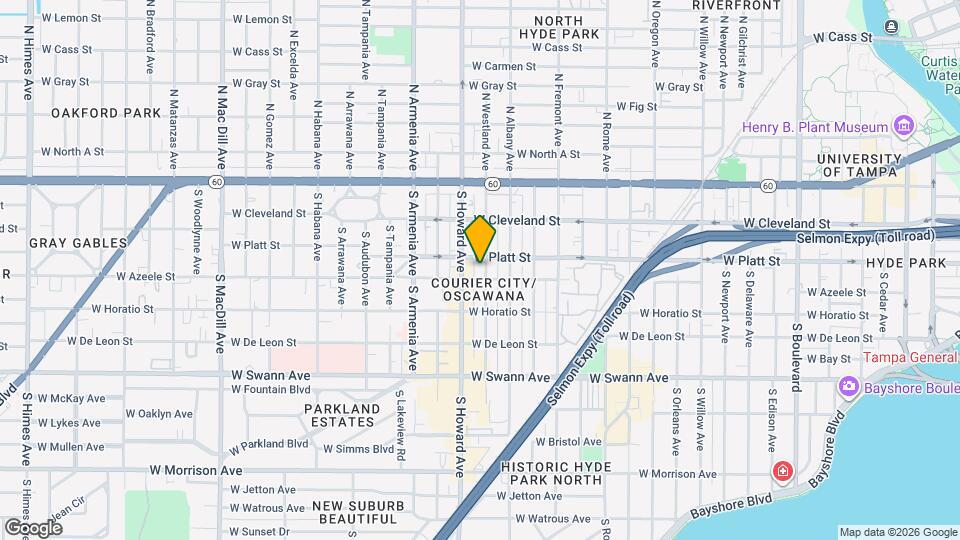 305 S Westland Ave Map and Location Details