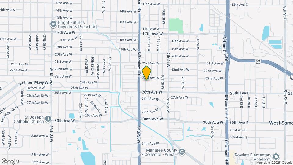 2409 13th St W Map and Location Details