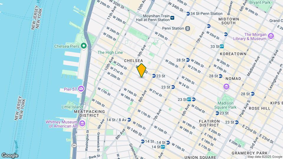 322 W 22nd St Map and Location Details