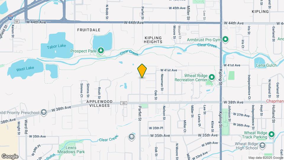 3994 Parfet St Map and Location Details