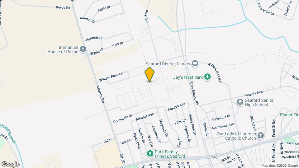 641 Rosemary Dr Map and Location Details