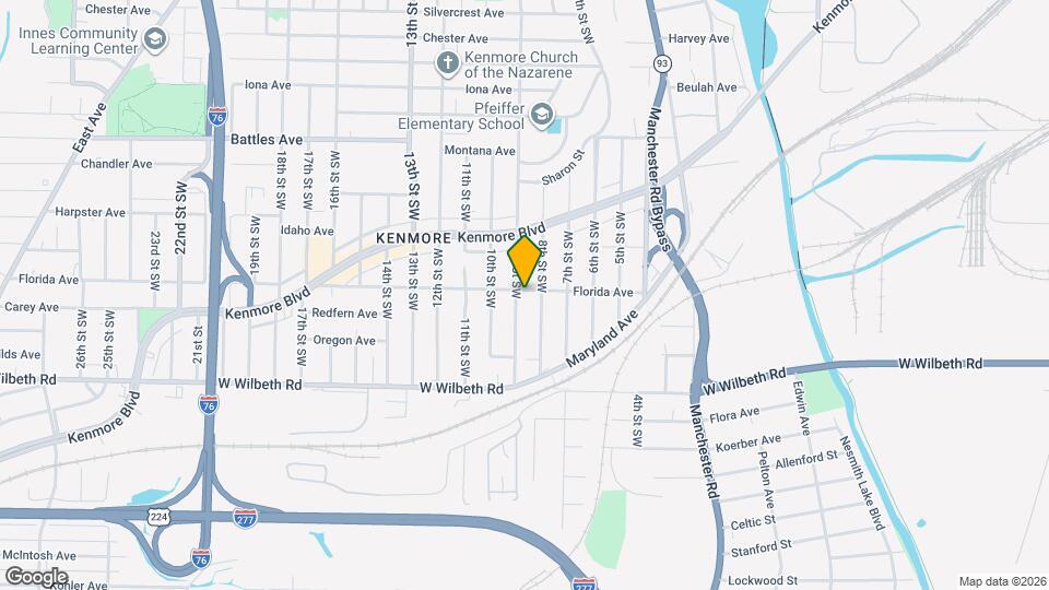 720 Florida Ave Map and Location Details