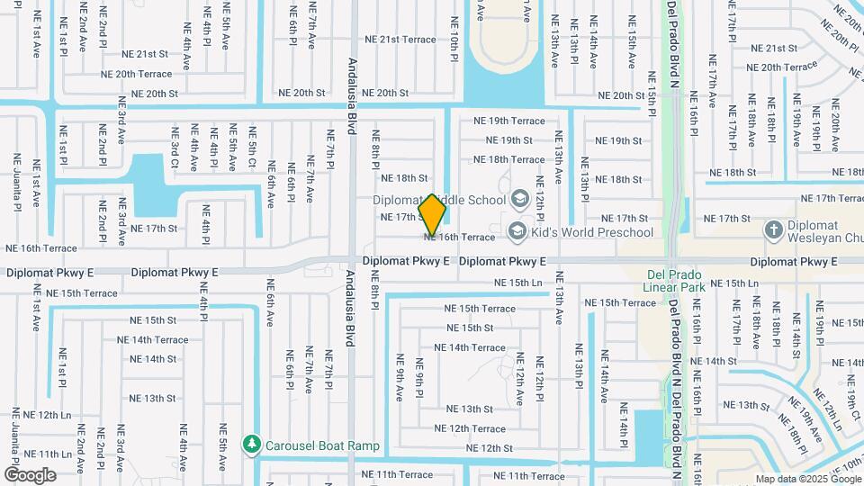 930 NE 16th Terrace Mapa y Detalles de la Ubicación