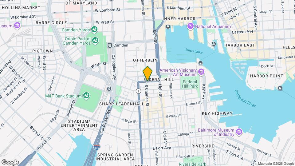 1 E Montgomery St Map and Location Details