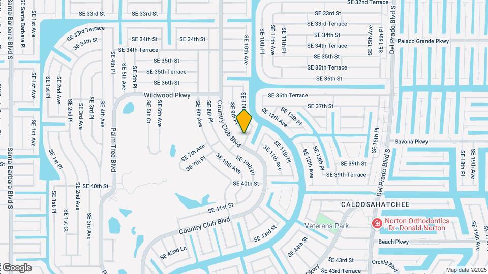 3738 SE 9th Pl Map and Location Details
