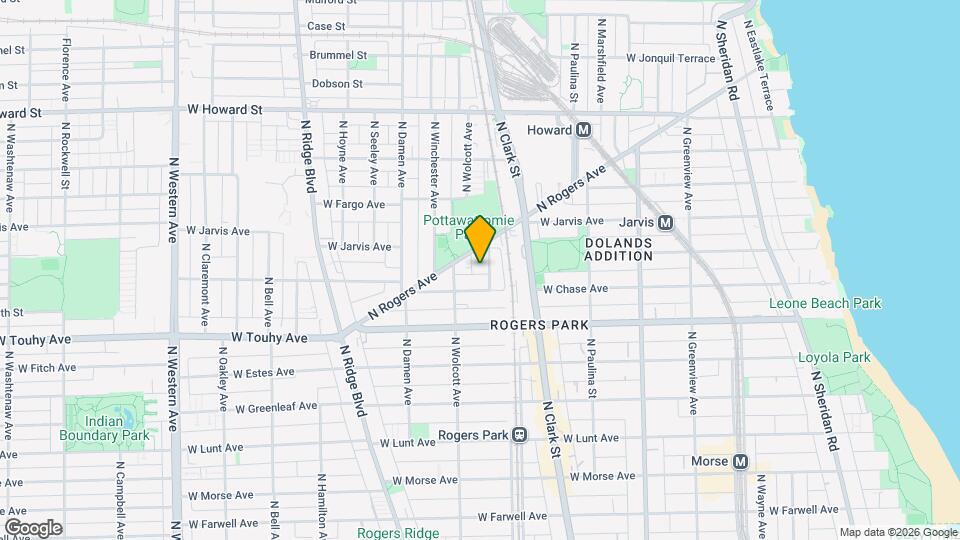 7316 N Honore St Map and Location Details