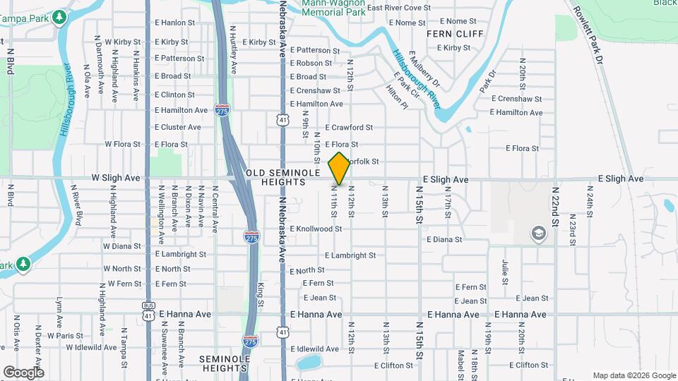 6719 N 11th St Mapa y Detalles de la Ubicación