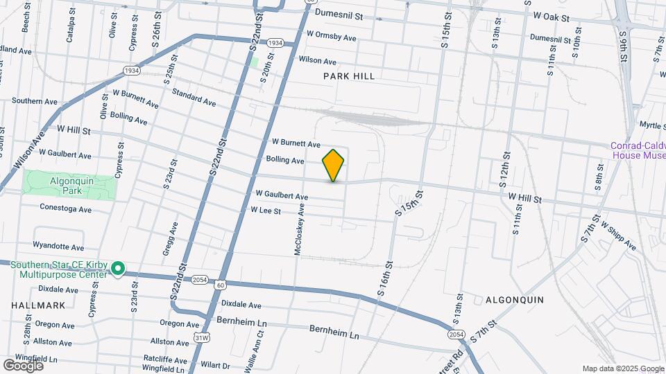1714 W Hill St Map and Location Details
