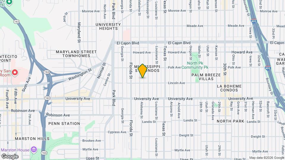 4017 Alabama St Map and Location Details