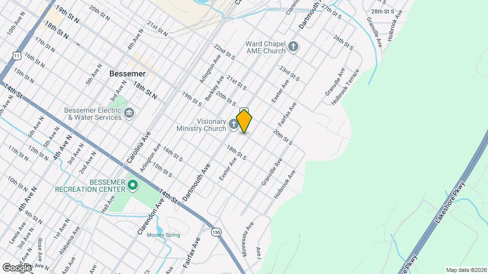 1830 Exeter Ave Map and Location Details