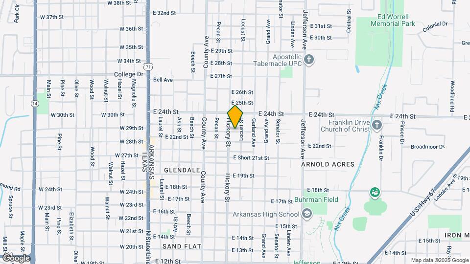 716 E Short 23rd St, Unit B Map and Location Details