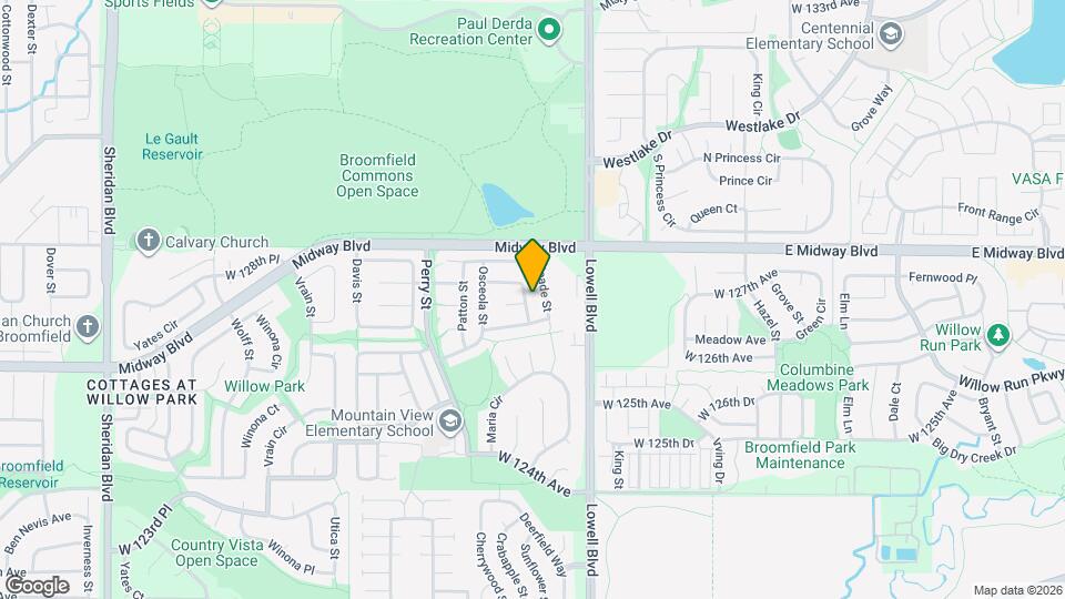 3731 Shefield Dr Map and Location Details