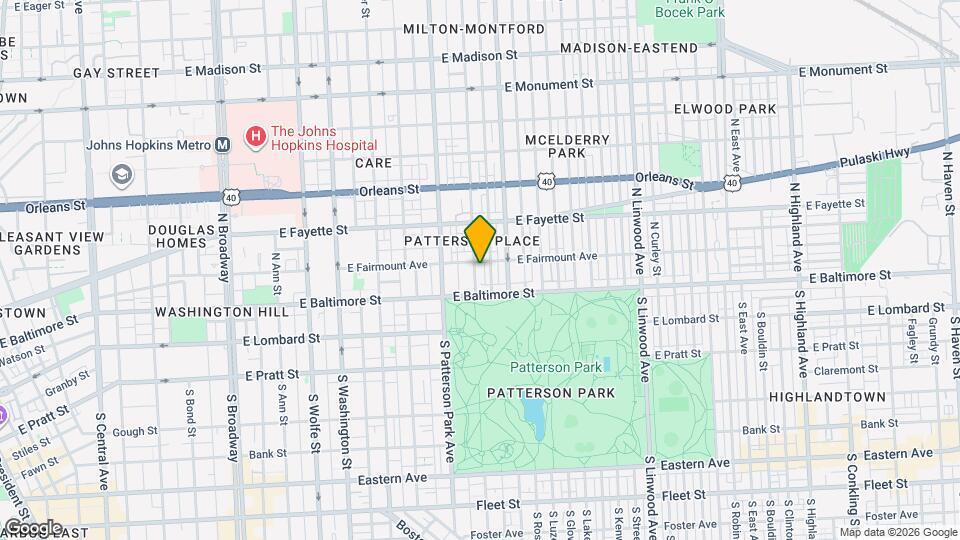 25 N Montford Ave Map and Location Details