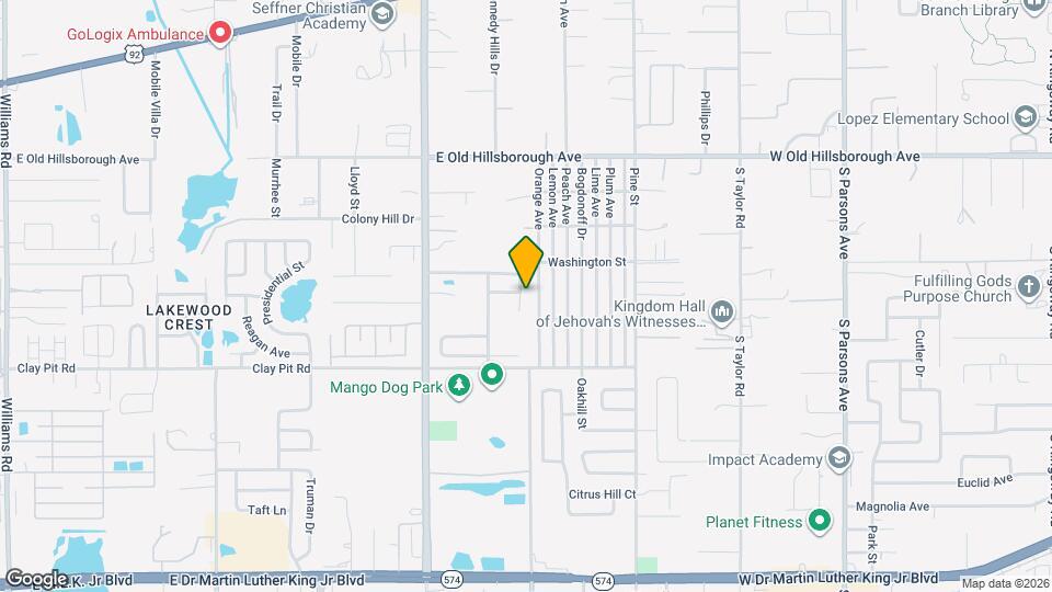 11902 Mango Groves Blvd Map and Location Details