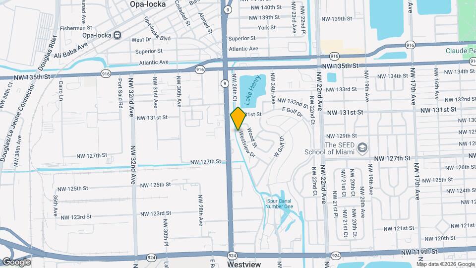 12920 Westview Dr Mapa y Detalles de la Ubicación
