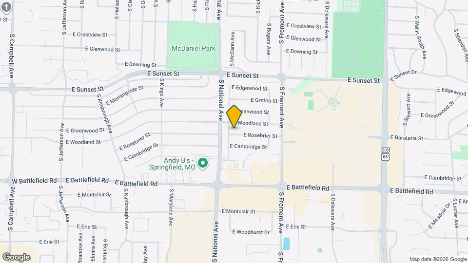 1211 E Rosebrier St Map and Location Details