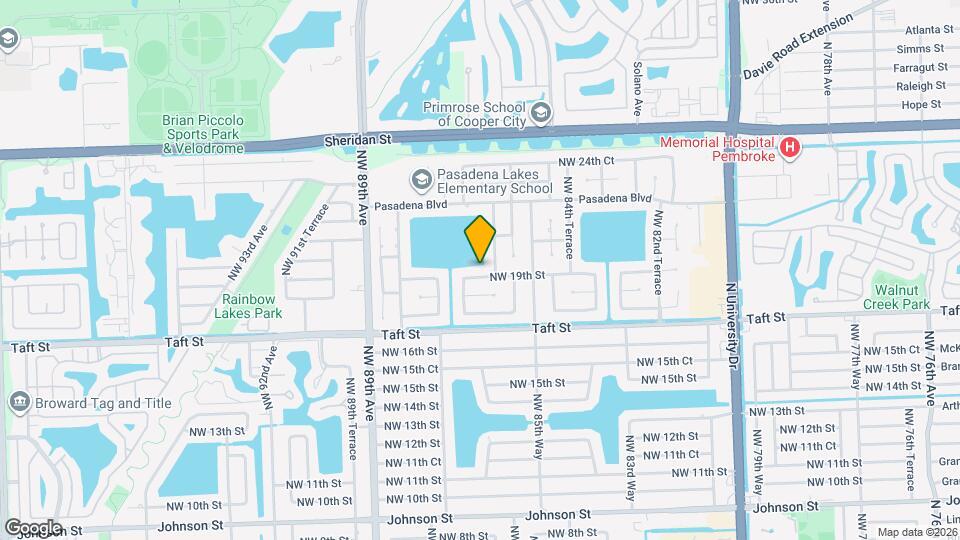 8641 NW 19th St Map and Location Details