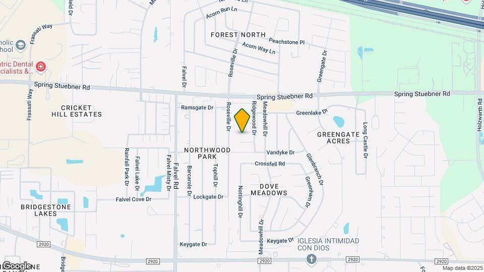 3423 Berry Grove Dr Map and Location Details