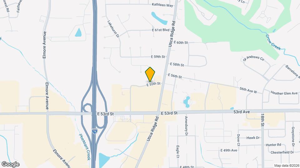 4062 E 55th St Map and Location Details