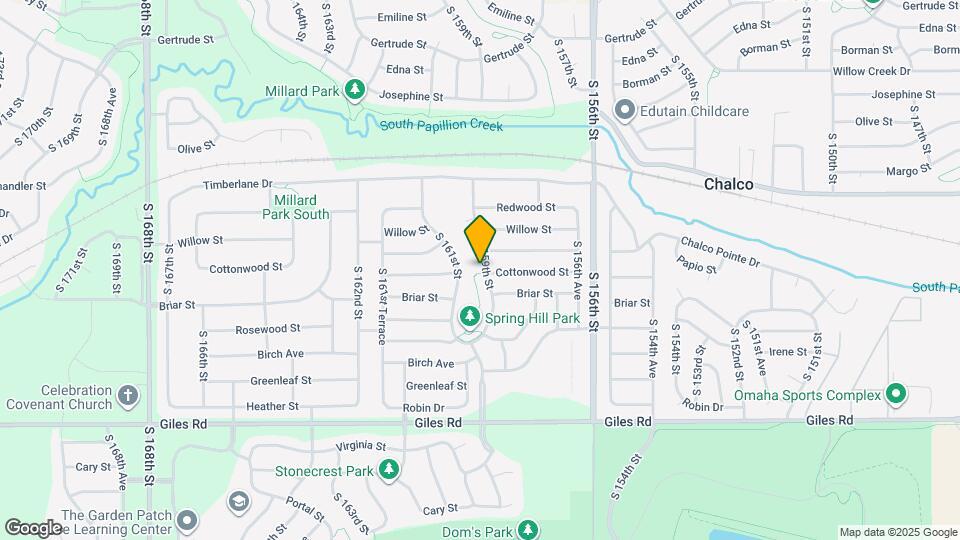 7820 S 159th St Map and Location Details