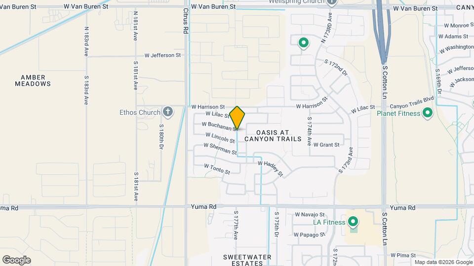 17695 W Buchanan St Map and Location Details