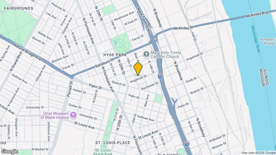 1523 Angelrodt St Map and Location Details