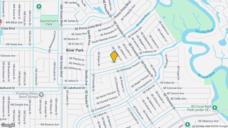430 SE Calmoso Dr Mapa y Detalles de la Ubicación