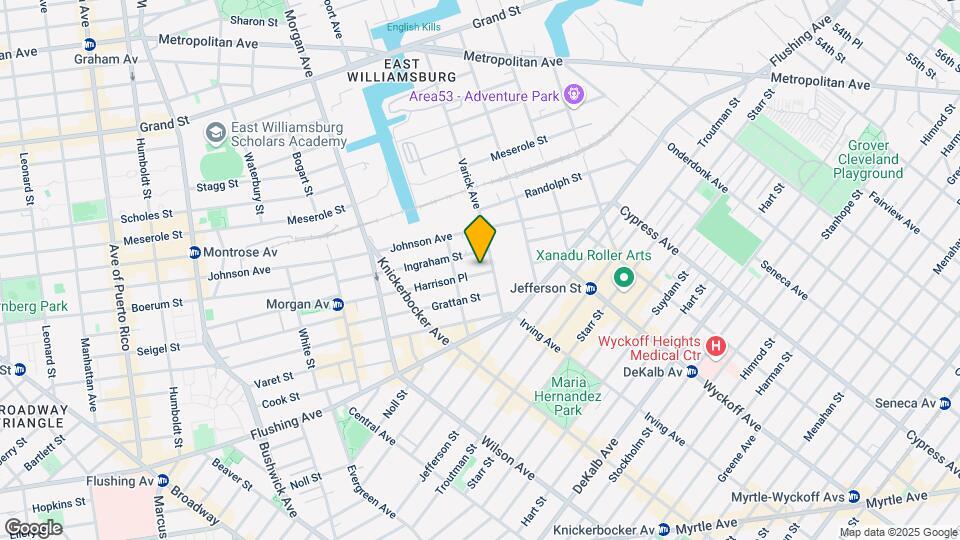 41 Varick Ave Map and Location Details