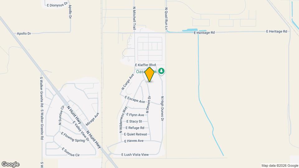 24115 N Desert Dr Map and Location Details