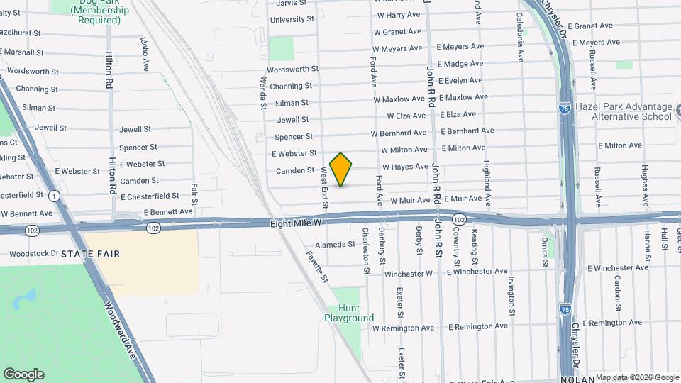 427 W George Ave Map and Location Details