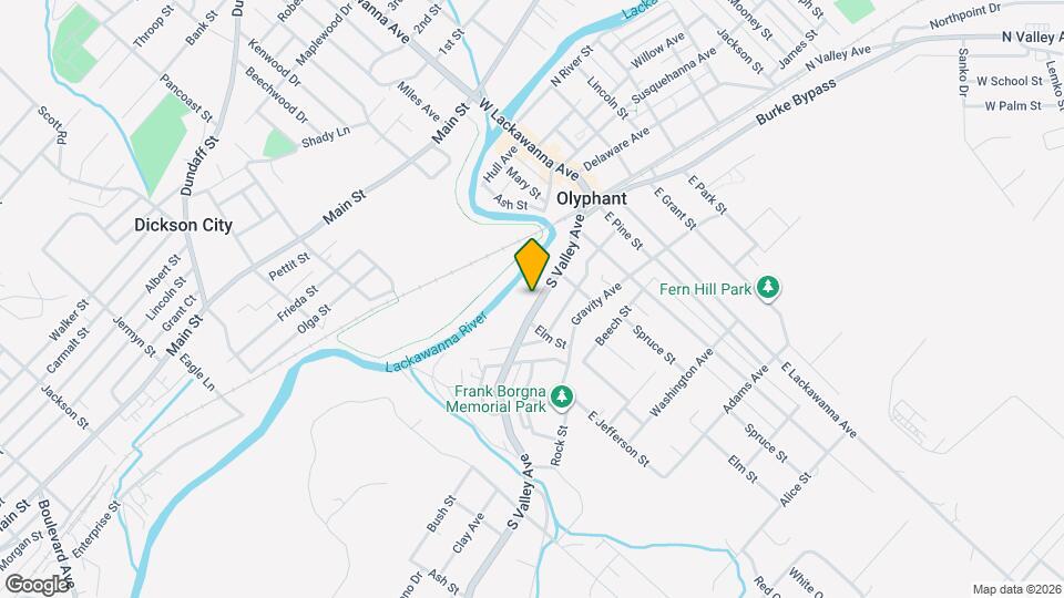 220 S Valley Ave Map and Location Details