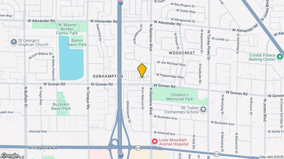 3601 Spanish Butterfly St Map and Location Details