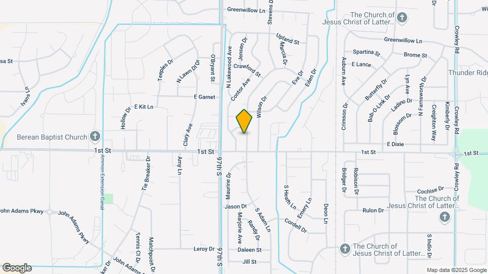 190 N Adam Dr Map and Location Details