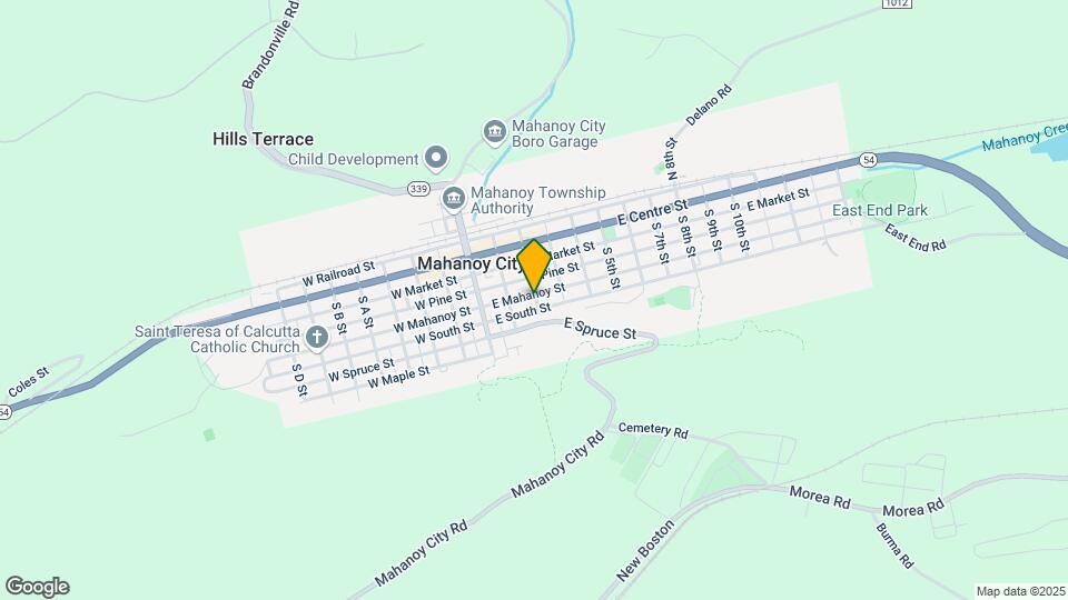 136 E Mahanoy St Map and Location Details