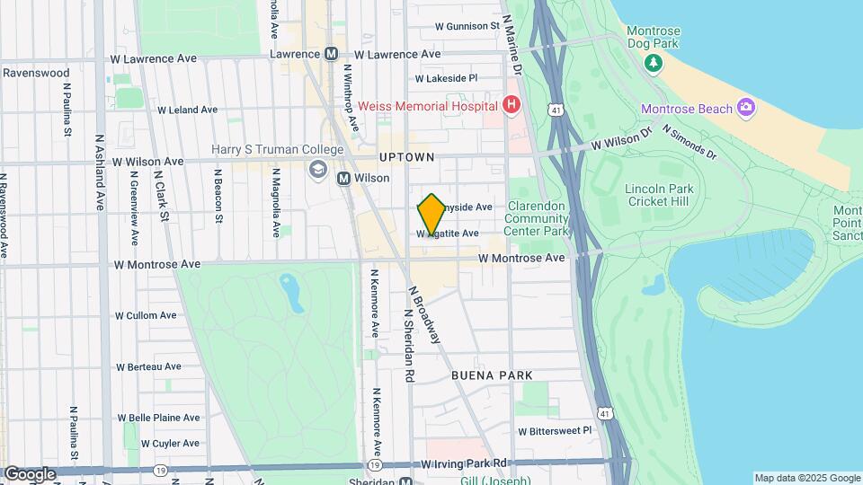 933 W Agatite Ave Map and Location Details