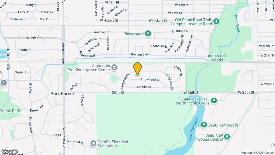 234 Arrowhead St Map and Location Details