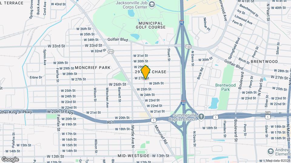 1227 W 26th St Map and Location Details