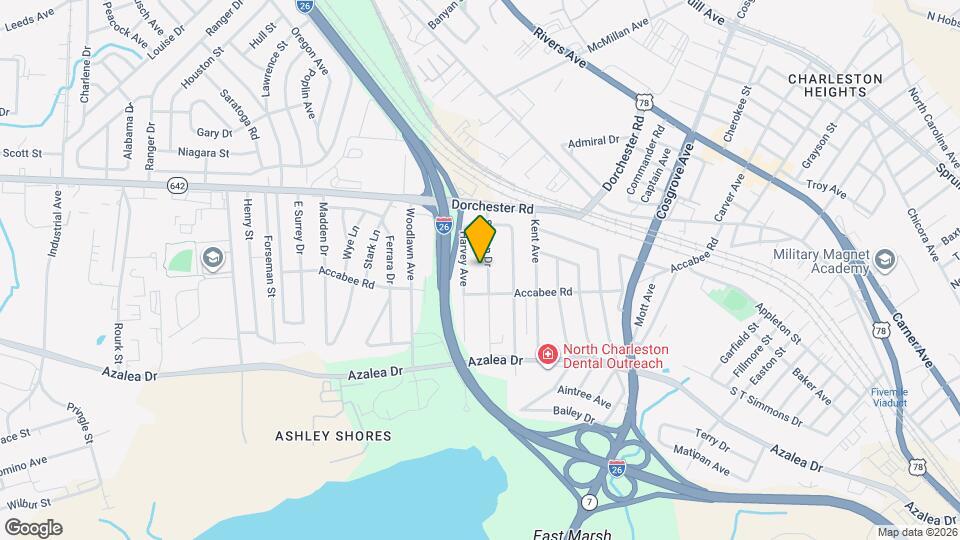 2624 S Allen Dr Map and Location Details