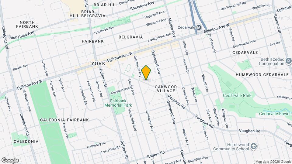 679 Vaughan Rd Map and Location Details