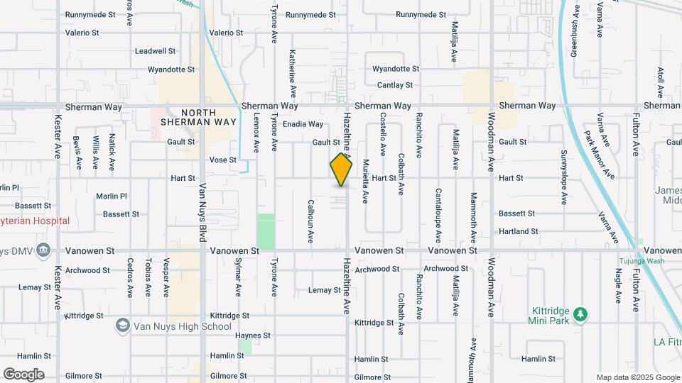 6939 Hazeltine Ave, Unit F202 Mapa y Detalles de la Ubicación