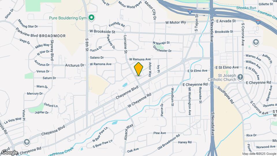 1715 Lorraine St Map and Location Details