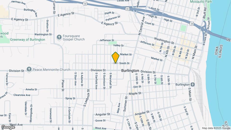 217 S Woodlawn Mapa y Detalles de la Ubicación