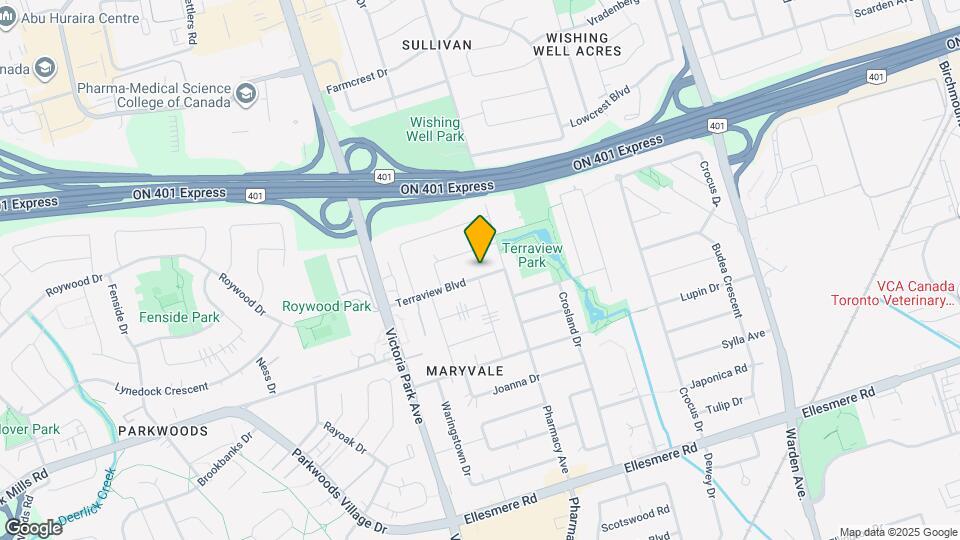 52 Terraview Blvd Map and Location Details