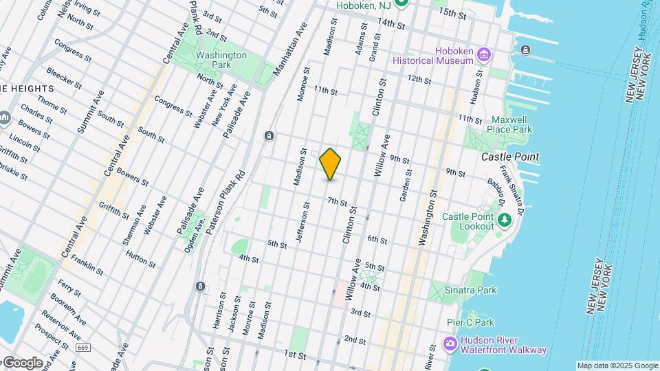 717 Adams St Map and Location Details