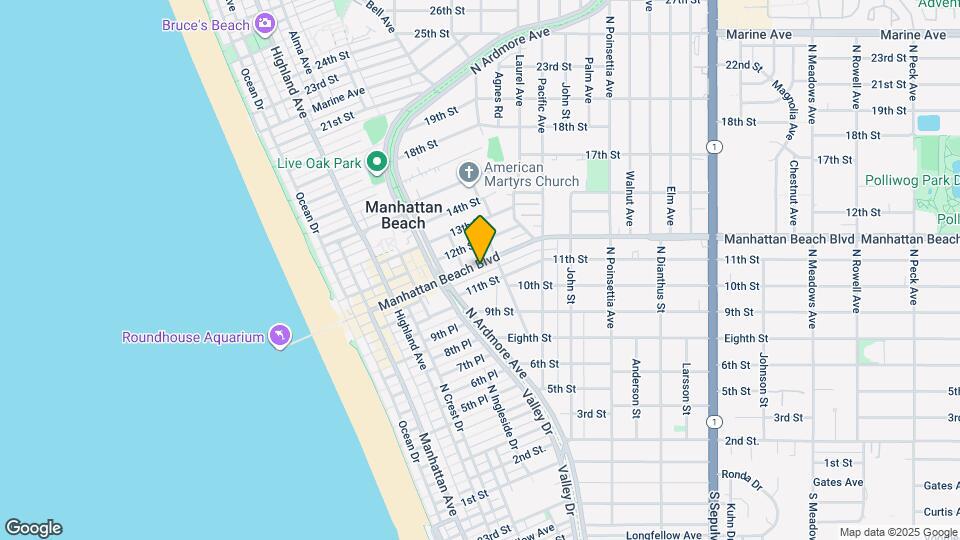 624 Manhattan Beach Blvd Map and Location Details