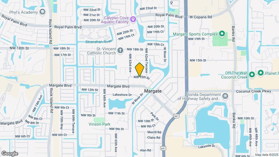 6240 NW 15th St Map and Location Details