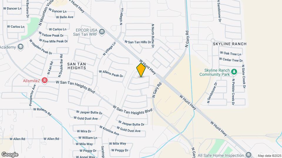 2053 W Hayden Peak Dr Map and Location Details