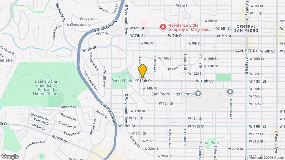 1374 W 13th St Map and Location Details