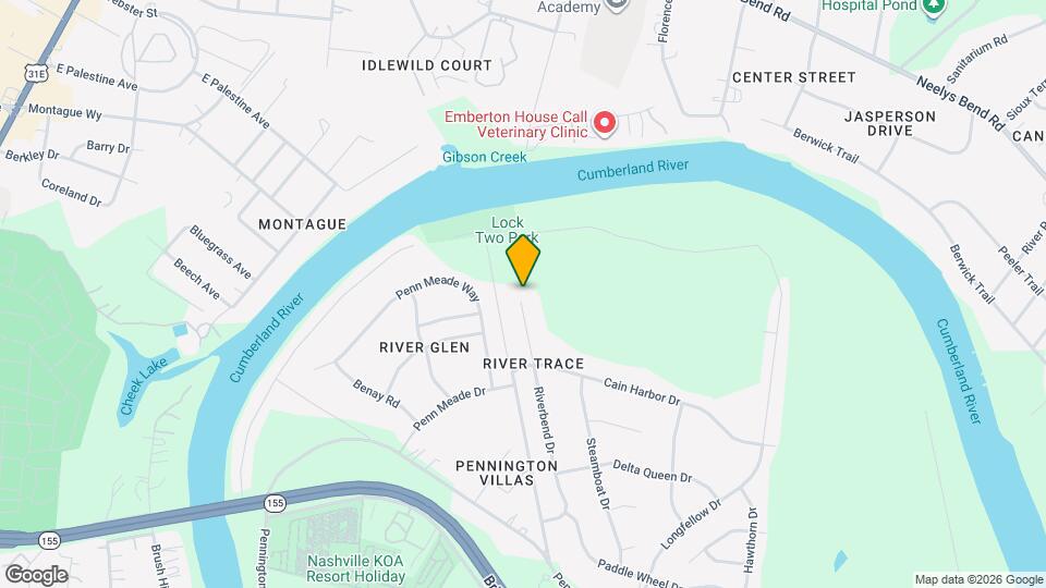 2960 Riverbend Dr Map and Location Details